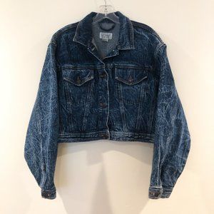 Vintage Steffano Rustic Western Boho Denim Jacket
